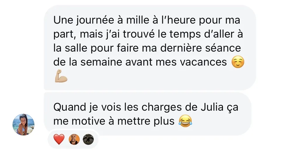 Message reçu d'une élève de l'Académie des Guerrières