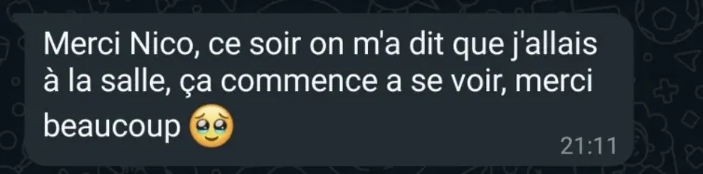 Message reçu d'une élève de l'Académie des Guerrières
