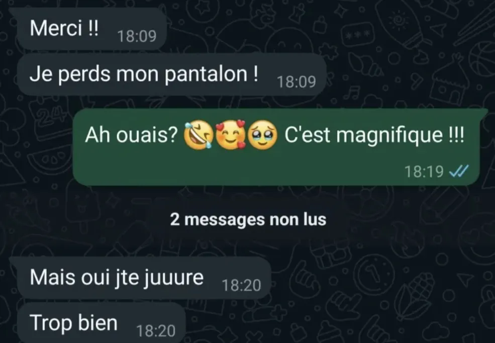 Message reçu d'une élève de l'Académie des Guerrières