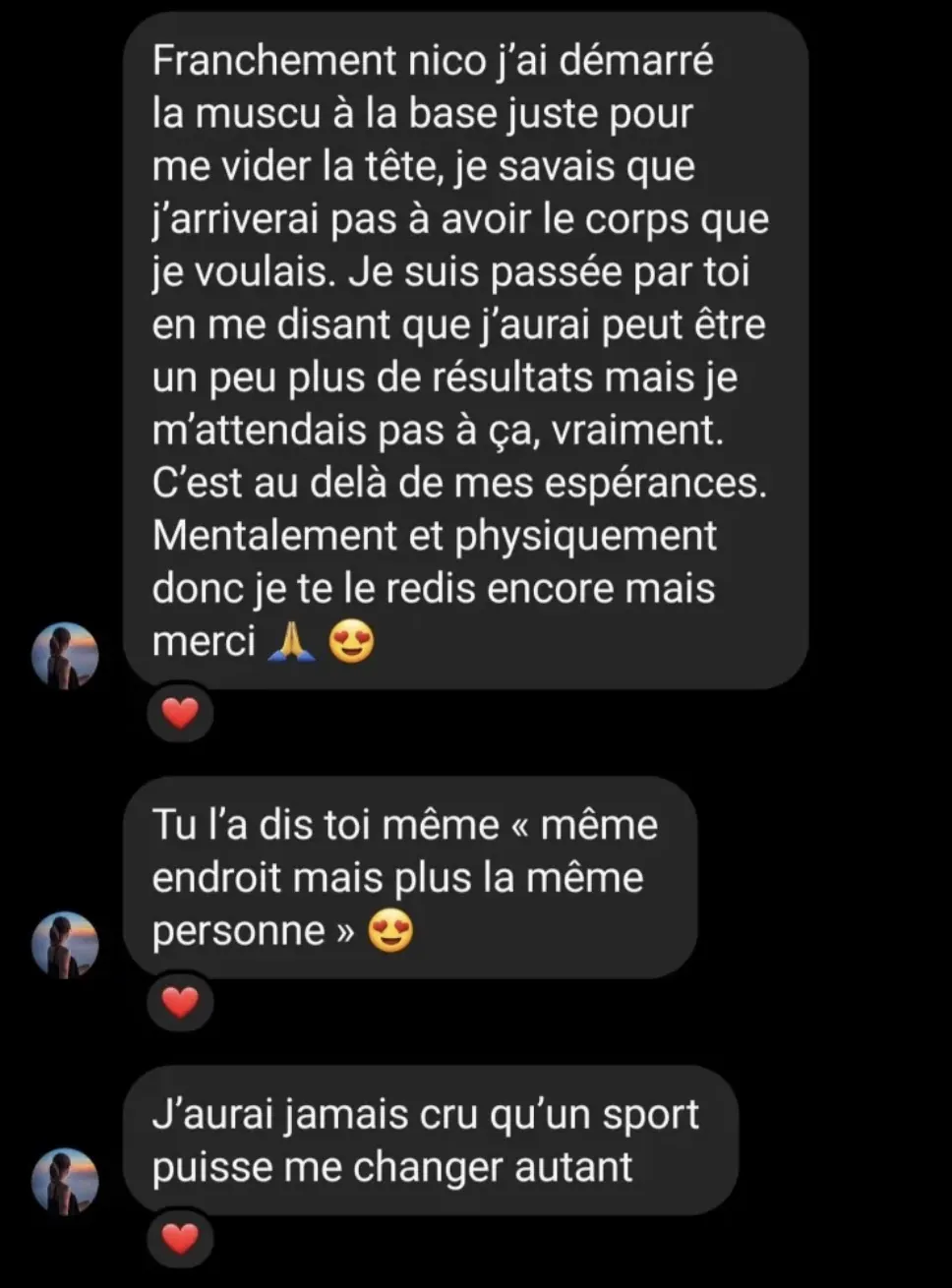 Message reçu d'une élève de l'Académie des Guerrières