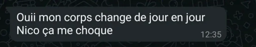 Message reçu d'une élève de l'Académie des Guerrières