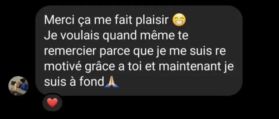 Message reçu d'une élève de l'Académie des Guerrières