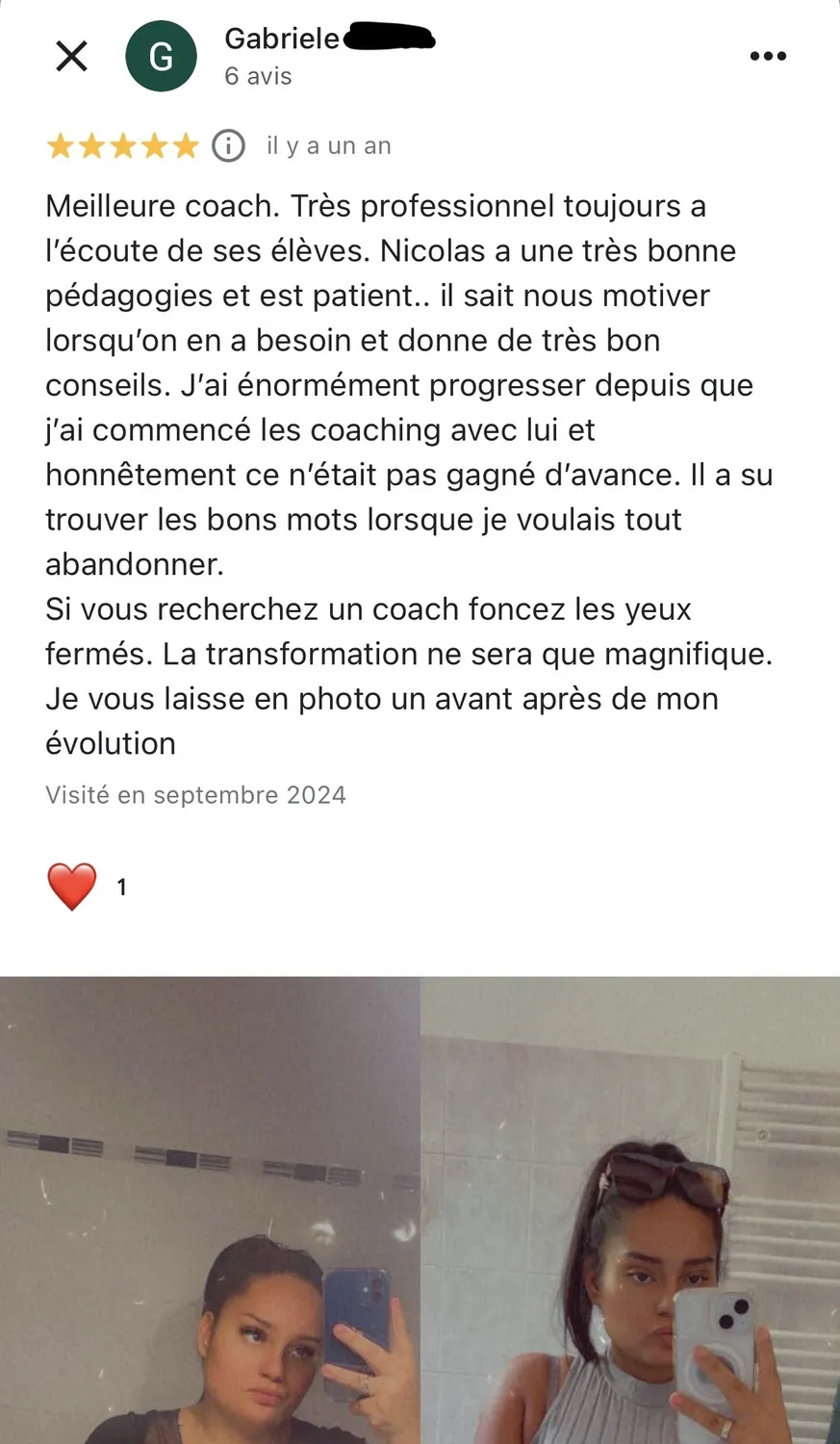 Témoignage écrit de Gabie